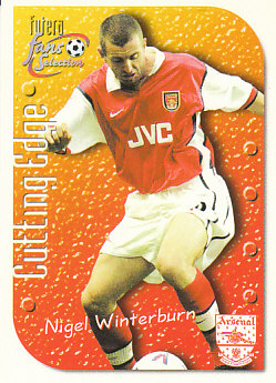 Nigel Winterburn Arsenal 1999 Futera Fans' Selection #6